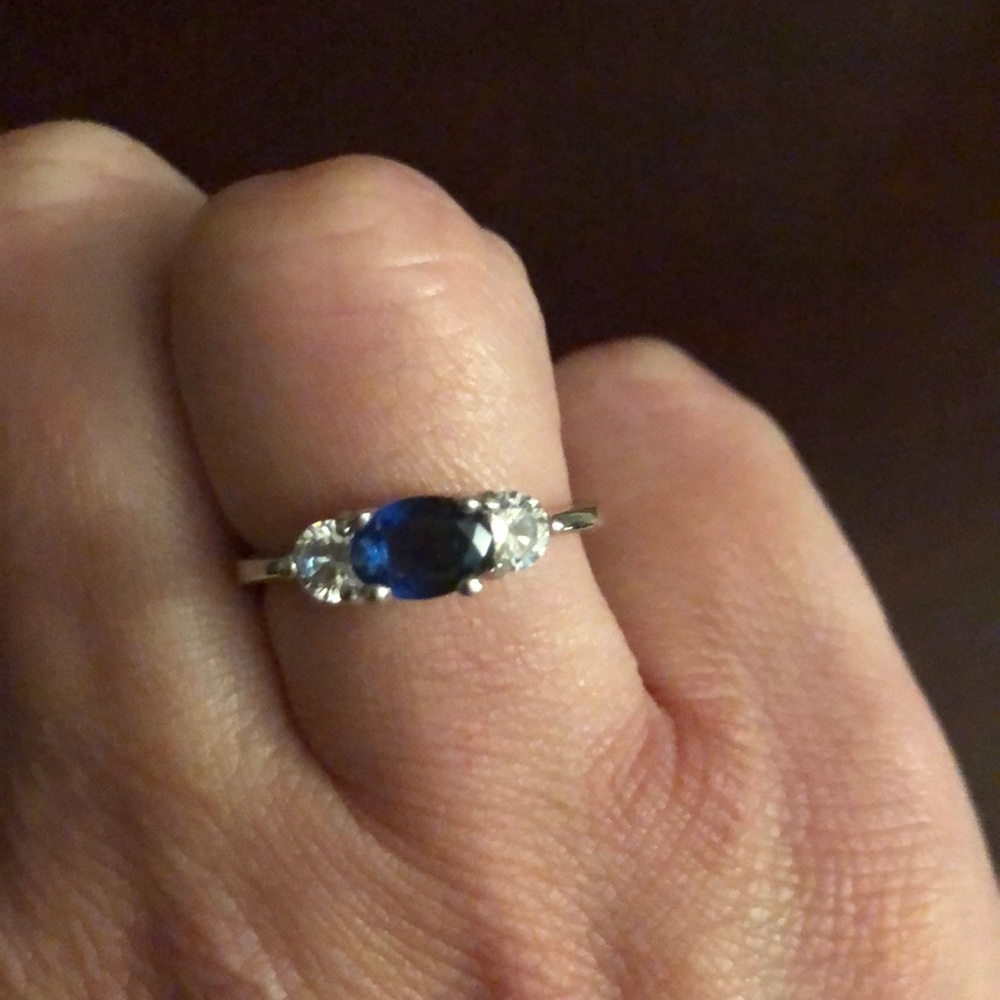 costume jewelry sapphire ring